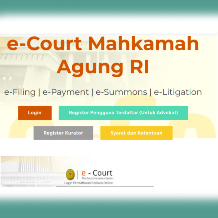 e-Court Mahkamah Agung RI