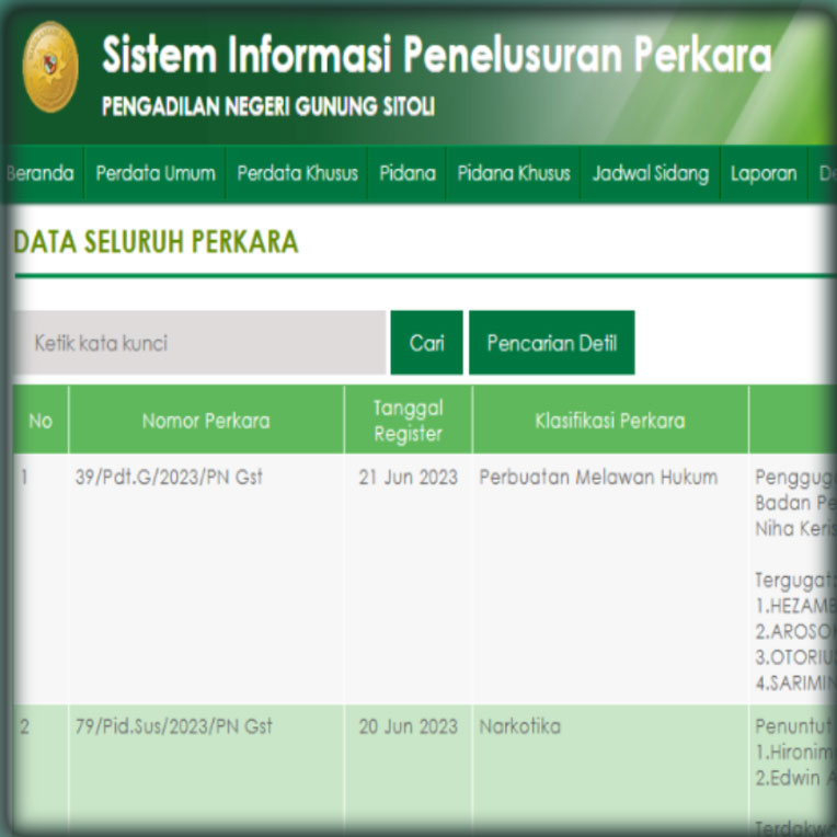 Info Perkara