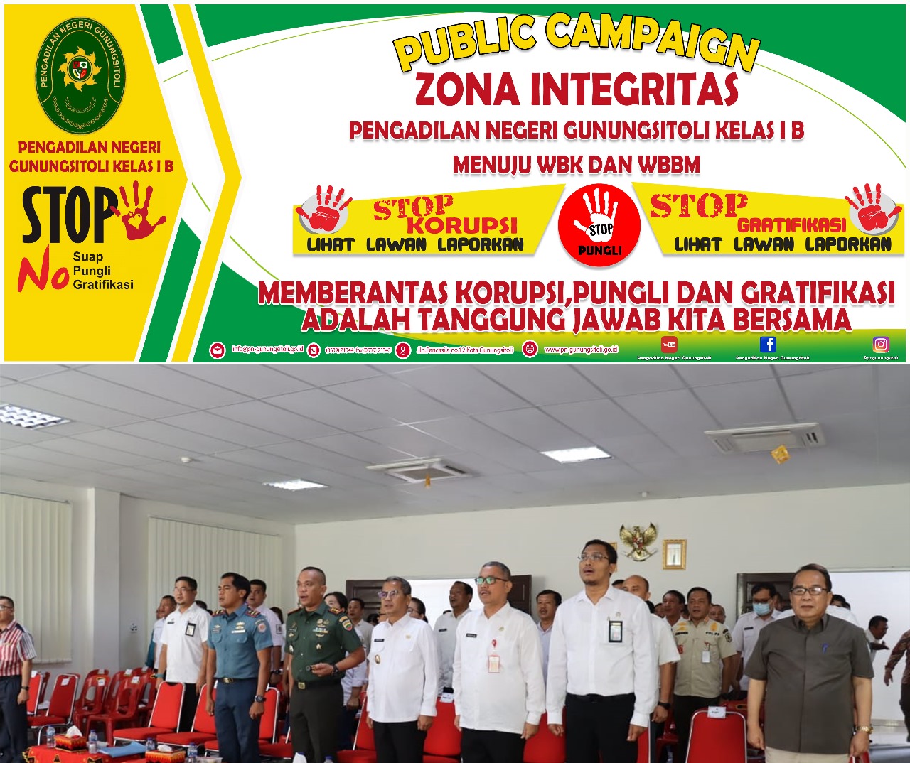 Pembangunan Zona Integritas Pengadilan Negeri Gunungsitoli Menuju WBK dan WBBM